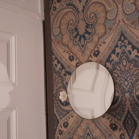 Anthropologie Paige Ceramic Flower Mirror - Picture 5 of 7